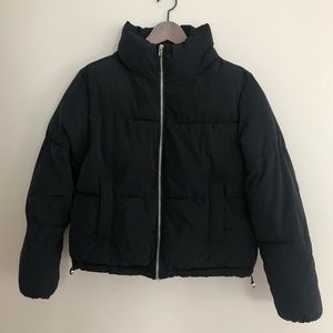 H&M Black Puffer Coat